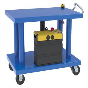 VESTIL HT-40-3248-DC Hydraulic Post Table, DC Operated, 4000 Lb. Capacity, 32 x 48 Inch Size | CE3EBY