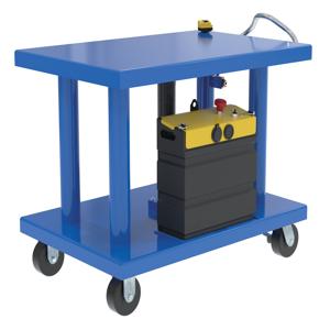 VESTIL HT-60-3248-DC Hydraulic Post Table, DC Operated, 6000 Lb. Capacity, 32 x 48 Inch Size | CE3ECC
