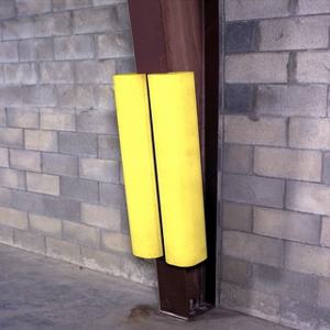 VESTIL IBEAM-GRD Polyethylene I Beam Flange Guard, 7-1/2 Inch x 36 Inch Size, Yellow | AG7UND