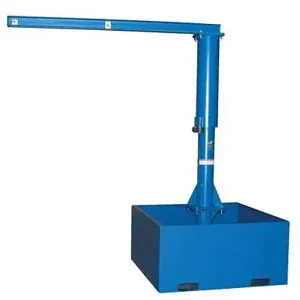 VESTIL JIB-CB-25-10-10 Portable Jib Crane, Fork Tube Base 250 Lb. Capacity, 10 Feet | AG7UQK