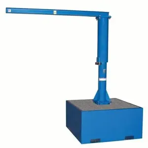 VESTIL JIB-CB-25-8-10-BC Portable Jib Crane with Concrete Base, 8 Feet Size, 250 Lb. Capacity | CE3EDK