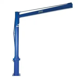 VESTIL JIB-P-10-10-10 Multi Station Jib Crane, 1000 Lb. Capacity, 119.75 x 119.82 Inch Size | AG7URM