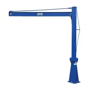 VESTIL JIB-P-10-10-8 Multi Station Jib Crane, 1000 Lb. Capacity, 119.75 x 95.82 Inch Size | AG7URP