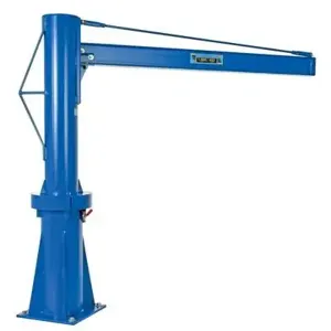 VESTIL JIB-P-10-6-6 Multi Station Jib Crane, 1000 Lb. Capacity, 71.75 x 71.82 Inch Size | AG7URR