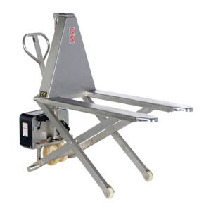 VESTIL L-270-DC-HD-SS Tote Lift, DC Powered, 2000 Lb. Capacity, Stainless Steel, 26.75 x 45 Inch Size | AG7UTK