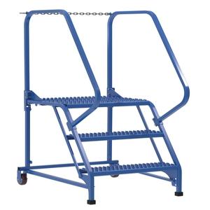 VESTIL LAD-MM-3-G Maintenance Ladder, 3 Step, Grip Strut, Steel | AG7VAQ