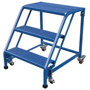 VESTIL LAD-PW-26-3-P-NHR Standard Slope Ladder, Perforated, 23.5625 Inch Size, 3 Step, No Rail | AG7VCT