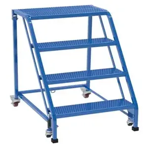 VESTIL LAD-PW-26-4-P-NHR Standard Slope Ladder, Perforated, 23.5625 Inch Size, 4 Step, No Rail | AG7VCY