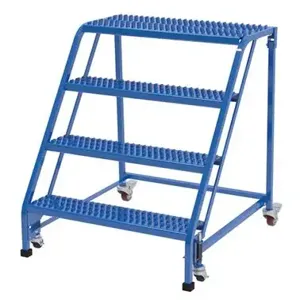 VESTIL LAD-PW-32-4-G-NHR Standard Slope Ladder, Grip Strut, 30.25 Inch Size, 4 Step, No Rail | AG7VED