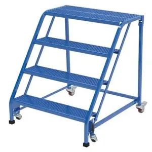 VESTIL LAD-PW-32-4-P-NHR Standard Slope Ladder, Perforated, 30.25 Inch Size, 4 Step, No Rail | AG7VEF