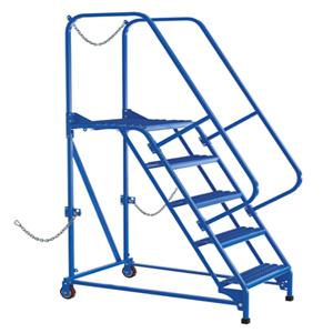 VESTIL LAD-STAL-5-G Semi-Trailer Access Ladder, 5-Step, 350 Lb. Capacity | CE3EEH