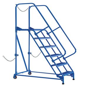 VESTIL LAD-STAL-6-G Semi-Trailer Access Ladder, 6-Step, 350 Lb. Capacity | CE3EEJ