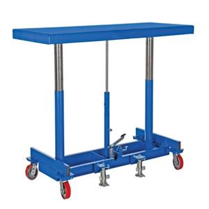 VESTIL LDLT-3060-4 Ergonomic Long Deck Cart, 4000 Lb. Capacity, 60 x 30 Inch Size | CE3EEM