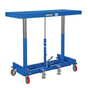 VESTIL LDLT-3060 Hydraulic Lift Cart, Long Deck, 60 x 30 Inch Size | AC3HMH 2TKZ1