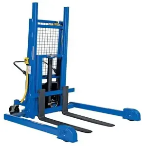 VESTIL LL-PMPS-60-AC Steel Pallet, Master/Server, AC Powered, 60 Inch Raised Height, 1200 Lb. Capacity, Blue | AG7VPT