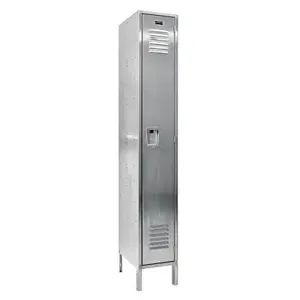 VESTIL LOCK-1218-SSS1 Locker, Stainless Steel, 1 Tier, 1 Wide, 18 x 12 x 78 | AG7VVV