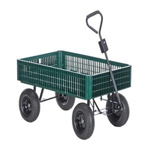 VESTIL LSC-3052-PCW Landscape Cart, With Plastic Crate | AG7VYQ