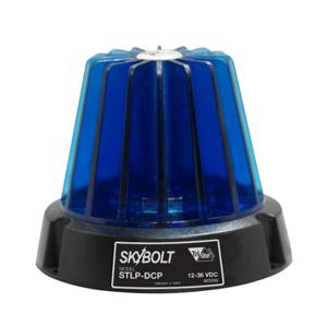 VESTIL LT-RD4-FSL-BL Flash Safety Light, Round, 4 Dome, Blue | CE3EFU