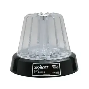 VESTIL LT-RD4-FSL-CL Flash Safety Light, Round, 4 Dome, Clear | CE3EFV