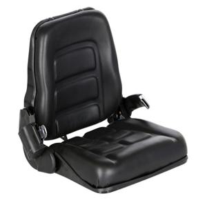 VESTIL LTS-V Industrial Forklift Vinyl Seat with Seat Belt | AG8CXG