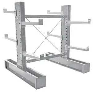 VESTIL MDU-C-6-24-G-SET Galvanised Cantilever, Double 6 Feet, Upright Medium duty, 24 Inch Set | AG7WBX