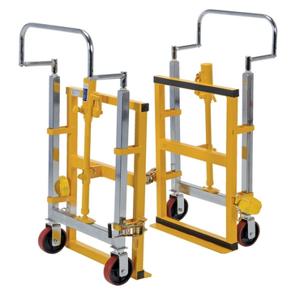 VESTIL MFM-4000 Crate Mover, Hydraulic Lift, 4000 lb., 15 x 26-3/4 x 49-1/4 Inch Size, Yellow, Steel | AG7WCL