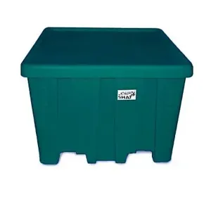 VESTIL MHBC-3244-JG Bulk Container, Jade Green, 45 Inch x 45 Inch x 33 Inch Size | AG7WDN