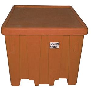 VESTIL MHBC-3244-O Bulk Container, Brilliant Orange, 45 Inch x 45 Inch x 33 Inch Size | AG7WDP