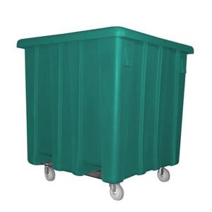 VESTIL MHBC-4444-5C-JG Bulk Container, Jade Green, 45 Inch x 45 Inch x 51.5 Inch Size | AG7WDV