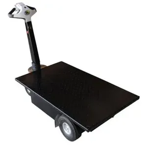 VESTIL NE-CART-1 Traction Drive Cart, Platform, 750 Lb. Capacity | AG7WLE