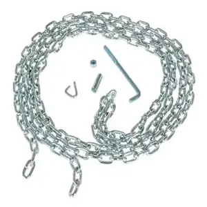 VESTIL OH-HD Heavy Duty Coil Chain with Hanger, 15 Feet length, silver | AG7WNG