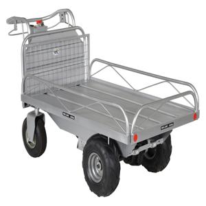 VESTIL OROAD-400-T Drive Cart, Off-Road Tilting Traction, 72 x 33-1/2 x 37-3/4 Inch Size, Gray, Steel | AG7WNQ