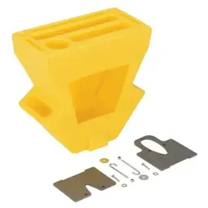 VESTIL P-CADDY-CWN Virgin LDPE Pallet Truck Caddy, Yellow | AG7WUP