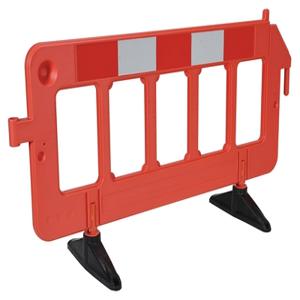 VESTIL PBAR-72-O Plastic Barrier, 23 x 79 x 40 Inch Size, Orange | AG7WTQ