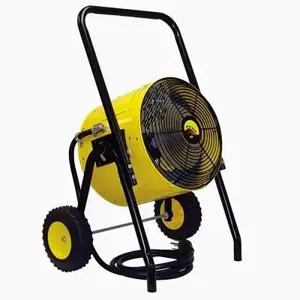 VESTIL PES-1024-1 Portable Electric Salamander Heater, 10KW, 240 Volt, 1 Phase, Yellow | AG7WYA