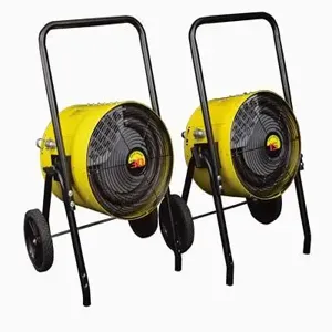 VESTIL PES-1520-3 Portable Electric Salamander Heater, 15KW, 208 Volt, 3 Phase, Yellow | AG7WYC