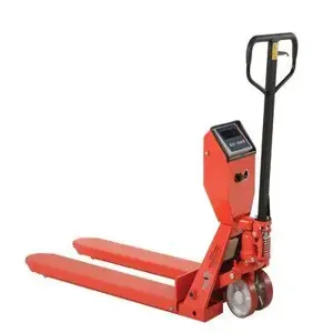 VESTIL PM-2048-SCL-LP Low Pro Pallet Truck With Scale, 5000 Lb. Capacity, 22-3/8 Inch x 48 Inch Size | AG7XFX