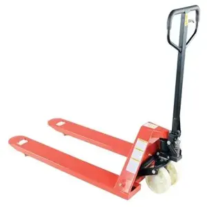 VESTIL PM5-2748-N Steel Economic Pallet Truck With Nylon Wheel, 5500 Lb. Capacity, Red | AG7XHL