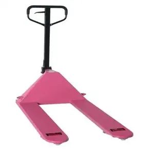 VESTIL PM5-2748-PINK Steel Pallet Truck, 63 Inchx 27 Inch x 48 Inch Size, 5500 Lb. Capacity, Pink | AG7XHN