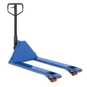 VESTIL PM5-2748-QL Lift Pallet Truck, 61-11/16 Inch x 27 Inch x 48-5/8 Inch Size, 5500 Lb. Capacity, Blue | AG7XHP