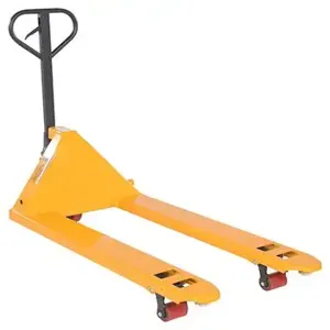 VESTIL PM5-2748-Y Pallet Truck, 61-11/16 Inch x 28-3/4 Inch x 48-5/8 Inch Size, 5500 Lb. Capacity, Yellow | AG7XHX