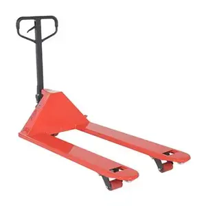 VESTIL PM5-2748 Steel Pallet Truck, 61-11/16 Inch x 27 Inch x 48-5/8 Inch Size, 5500 Lb. Capacity, Red | AG7XHE