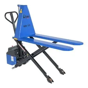 VESTIL PMC-HIPM-21-DC DC Powered High Lift Pallet Truck, 2200 Lb. Capacity, Blue/Black | AG7XJE