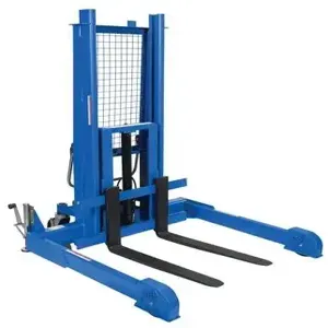 VESTIL PMPS-60-AIR Air/oil Rotary Foot Treadle Pallet Master/Server Stacker, 60 Inch Size, 4000 Lb. Capacity | AG7XJW