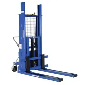 VESTIL PMSS-60-AC AC Powered Basket/skid Stacker, 60 inch Raised height, 4000 Lb. Capacity | AG7XKE