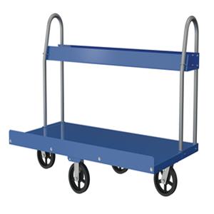 VESTIL PRCT-T-3060-MR Panel Cart With Tray, 1000 Lb. Capacity, 30 x 60 Inch Size | AG7XNH