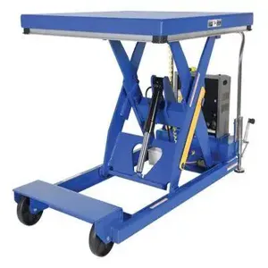 VESTIL PST-2448-1-46-115-1 Scissor Lift Table, Heavy Duty, Portable, 1000 Lb. Capacity, 24 x 48 Inch Size | CE3ENP