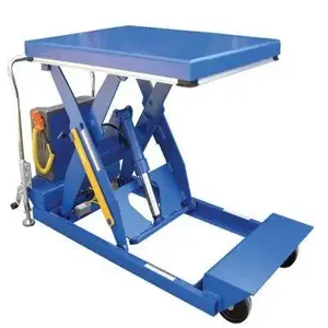 VESTIL PST-2464-1-58-115-1 Scissor Lift Table, Heavy Duty, Portable, 1000 Lb. Capacity, 24 x 64 Inch Size | CE3ENT