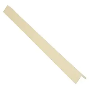 VESTIL PVC-A-3-BG Beige PVC Corner Guard, with Aluminium Insert, 3 Inch Size | AG7XTV 5MKF9