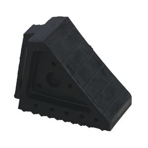 VESTIL RWC-5 Unterlegkeil mit Griff, 8 x 4 x 6 Zoll Größe, schwarz, geformter Gummi | AG7YDQ